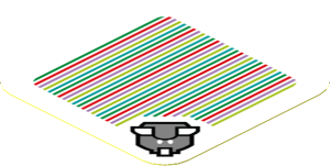 Sticker 1.8 x 1.8 with Bar Code and Reznor (without Fireball)