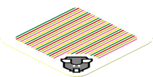 Sticker 1.8 x 1.8 with Bar Code and Reznor (with Fireball)