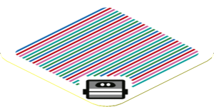 Sticker 1.8 x 1.8 with Bar Code and Coin Coffer