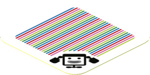 Sticker 1.8 x 1.8 with Bar Code and Bowser Jr.'s Clown Car