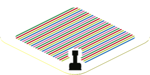Sticker 1.8 x 1.8 with Bar Code and Kamek’s Broom