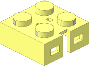 ~Electric Brick  2 x  2 x  0.667 Top