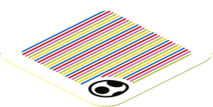 Sticker 1.8 x 1.8 with Bar Code and Yoshi Egg