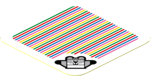 Sticker 1.8 x 1.8 with Bar Code and Waddlewing