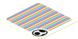 Sticker 1.8 x 1.8 with Bar Code and Yoshi Egg