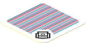 Sticker 1.8 x 1.8 with Bar Code and Boomerang Bro