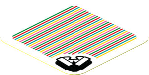Sticker 1.8 x 1.8 with Bar Code and Piranha Plant