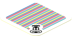 Sticker 1.8 x 1.8 with Bar Code and Iggy