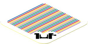 Sticker 1.8 x 1.8 with Bar Code and Swing