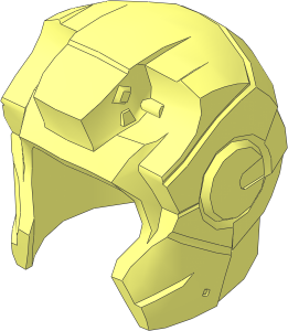 Minifig Helmet Iron Man