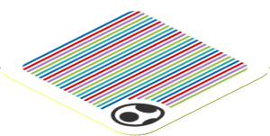 Sticker 1.8 x 1.8 with Bar Code and Yoshi Egg