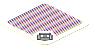 Sticker 1.8 x 1.8 with Bar Code and Fire Bro