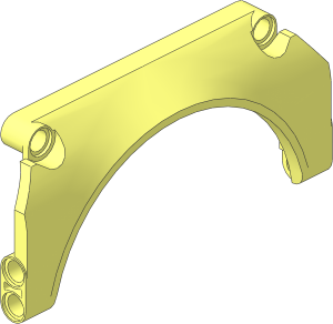 Technic Panel 11 x  2 x  5 Mudguard Arched #32