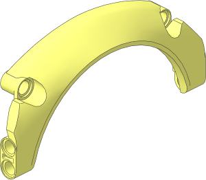 Technic Panel 11 x  2 x  5 Mudguard Arched with Rounded Top #43