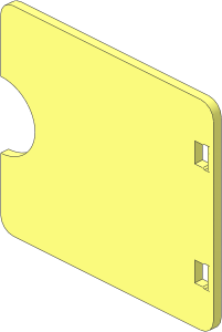 Duplo Door  1 x  4 x  3 with Cutout