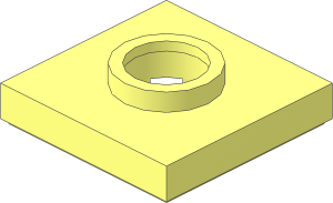 Turntable Flat Base  2 x  2