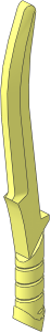 Minifig Sword Elvish