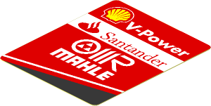 Sticker  1.8 x  2.2 with Logos on Red Background Left
