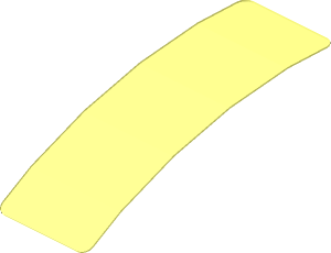 ~Sticker Back  0.8 x  3.8 (Formed)