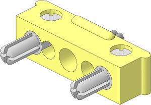 Electric Plug (Type 4) Twin Extra-Wide with Cable End