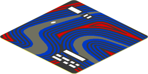 Sticker  1.9  x  1.9 with Track Map