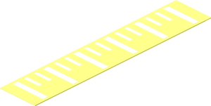 Sticker  3.5 x  0.7 with White Plimsoll Lines