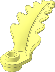 Plant Serrated Leaf