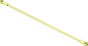 Cable Flexible 22L with  2 Bar Connectors