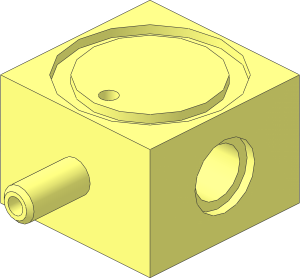 ~Technic Pneumatic Cylinder 2 x 2 Base Type 2