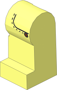 Minifig Leg Left with Pocket Pattern