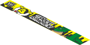 Sticker  1.0 x  7.7 with "THE BRICK SEPARATOR" Movie Poster Pattern
