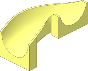 Slide  6 x  6 x  6 Quarter Turn Left Down Going