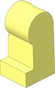 ~Minifig Leg Left Dual Mould