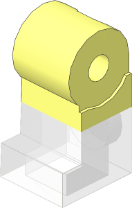 Minifig Leg Right with Bright Light Orange Lower Leg Pattern
