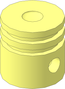 Technic Engine Piston Round