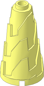 Cone  2 x  2 x  3 Jagged