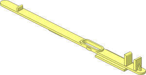 ~Train Track 9V Switch Command Rod