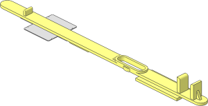 ~Train Track  9V Switch Command Rod with Metal Plate