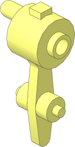 Train Track  9V Points Lever