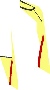 ~Minifig Torso with Race Suit with Ferrari FXXK Logos Pattern - One Half
