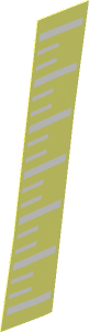 Sticker  4.1 x  0.7 with White Plimsoll Lines (Formed Left)