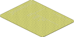 Baseplate 24 x 32 with Set 1601 Dots Pattern