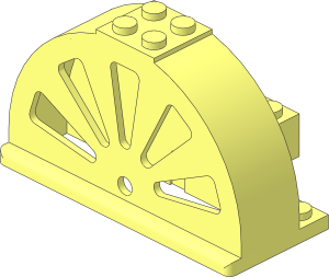 Fabuland Paddle Wheeler Wheel Holder