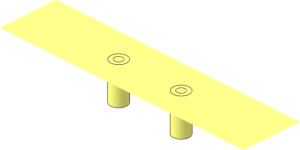 ~Electric Switch: Cover Female Plugs Part Inside with Two Cylinders