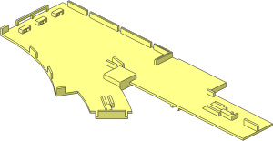 ~Monorail Track Point Right - Bottom