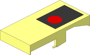 ~Electric Switch: Key Left with Red Signal Pattern