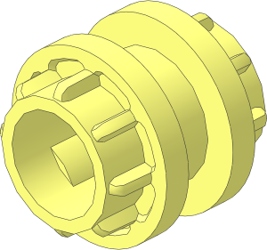 Technic Transmission Driving Ring  2L with  8 Teeth