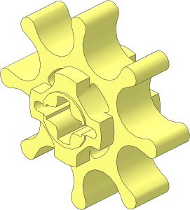 Technic Gear Stepper with  8 Teeth