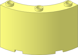Panel  4 x  4 x  3 Corner Round
