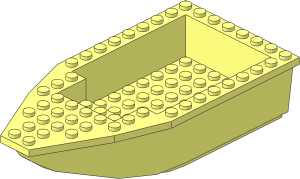 Boat Hull Floating 16 x  8 (Complete)